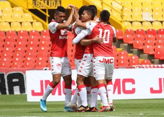 Santa Fe gana y saca ventaja en la llave ante Bucaramanga