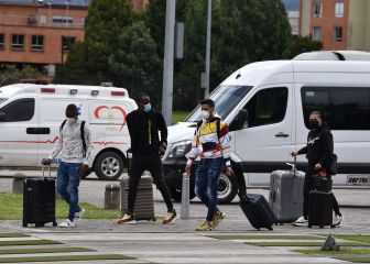 Juanfer Quintero y jugadores del FPC llegan a concentración