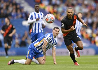 Everton derrota al Brighton sin James y Mina