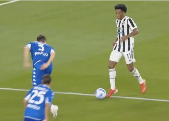 El partido de Cuadrado ante Empoli resumido en 2 jugadas