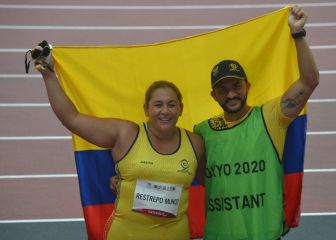 Restrepo, medalla de bronce en lanzamiento de disco
