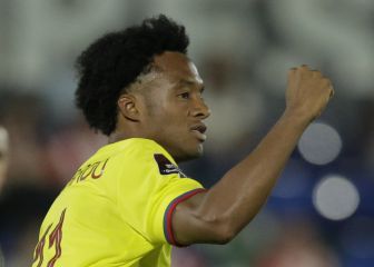 Cuadrado, figura de Colombia en empate vs Paraguay