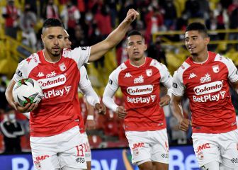 Santa Fe vence a Nacional en intenso juego en El Campín