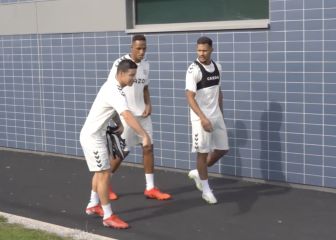 James y Mina reciben a Rondón en su primera práctica