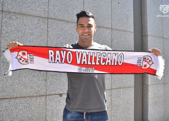 Falcao llega a Madrid para unirse al Rayo Vallecano
