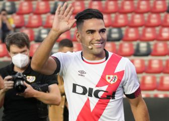 Falcao y el reto goleador que asume en el Rayo Vallecano