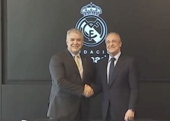 Iván Duque se reune con Florentino Pérez en Madrid