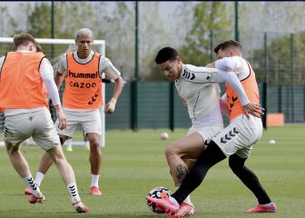 James y Mina, enfocados en Aston Villa: Así fue su práctica