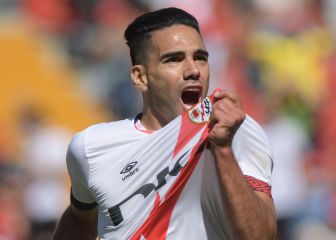 Falcao, leyenda: Debut con gol en victoria de Rayo