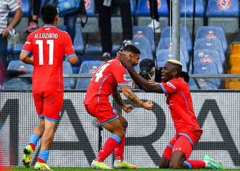 Napoli golea a Sampdoria y sigue con puntaje perfecto