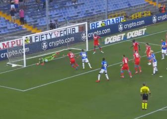 Las voladas de Ospina para cerrar su arco ante Sampdoria
