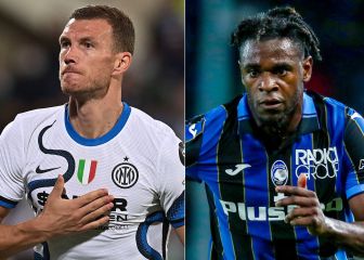 Dzeko vs. Duván, el duelo más esperado del Inter - Atalanta