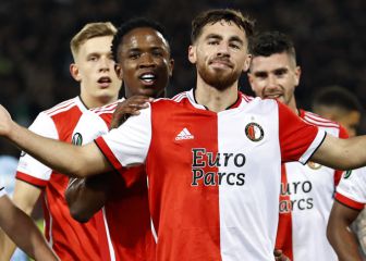 Sinisterra asiste en victoria de Feyenoord en Conference L.
