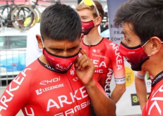 Nairo Quintana lidera al Arkéa en el Giro de Emilia