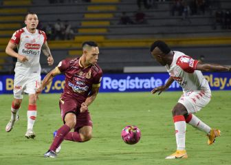 Tolima y Santa Fe empatan en flojo juego en Ibagué