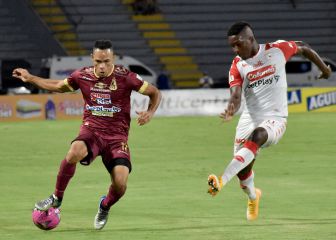 Tolima y Santa Fe empatan en flojo juego en Ibagué