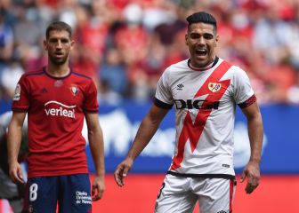 Con Falcao de titular, el Rayo cae ante el Osasuna