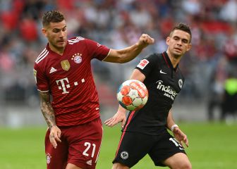 Borré, presente en victoria de Eintracht ante el Bayern