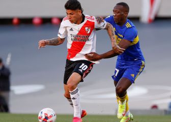 Con Carrascal, River vence al Boca de los tres colombianos