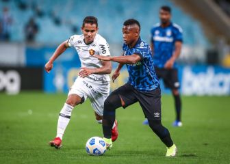 Jaminton Campaz, destacado a pesar de la caída de Gremio