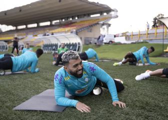 Así fue la práctica de la Selección de Brasil en Techo