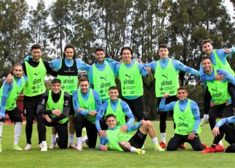Uruguay entrena por última vez antes de jugar vs. Colombia