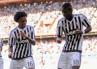 Cuadrado bromea y pide a Pogba que se quede en Turín