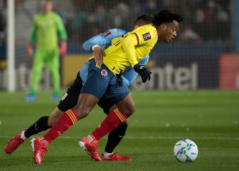 Cuadrado, baja en Colombia para enfrentar a Brasil