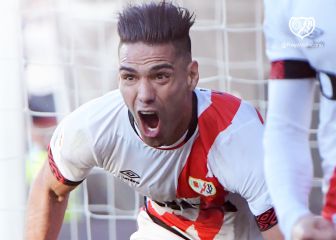 Falcao, el jugador del mes en Rayo Vallecano