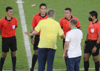 Falcao, Ospina, Jesurún... Las protestas a Haro en el final