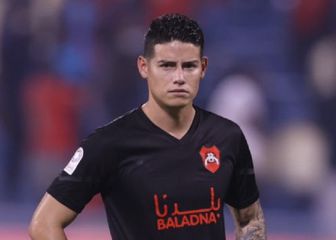 James regresa en derrota por goleada de Al Rayyan