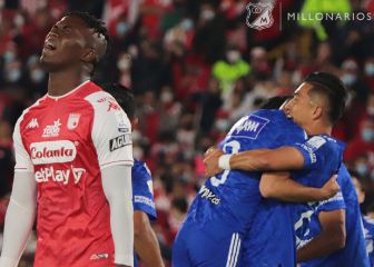 Millonarios se queda con el clásico y complica a Santa Fe