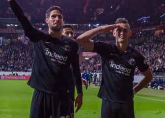 Borré-Paciencia, dupla para resolver falencias en Eintracht