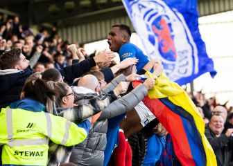 Alfredo Morelos anota y llega a los 100 goles con Rangers
