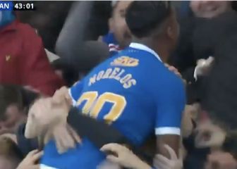 El histórico gol de Alfredo Morelos con Rangers