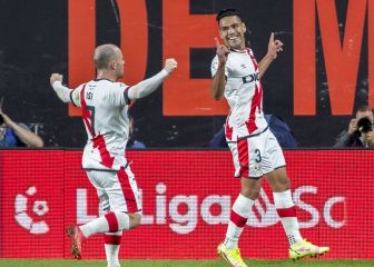 Gol de Falcao para que Rayo le gane al Barça tras 19 años