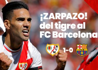Zarpazo del Tigre Falcao al FC Barcelona