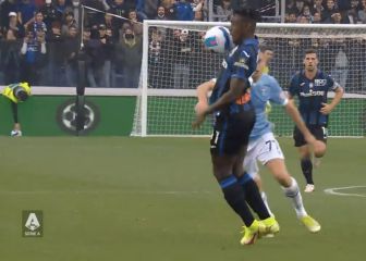 Duván Zapata y su potencia: Duelo en el área y bombazo