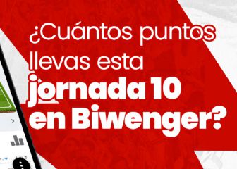 ¿Cuántos puntos lleva tu equipo Biwenger esta jornada?