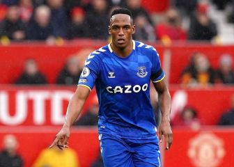 Yerry Mina, clave para el rendimiento del Everton