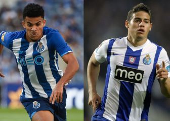 Los números de Luis Díaz y James Rodríguez en Porto