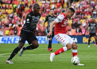 Santa Fe y Junior empatan en intenso partido en Bogotá