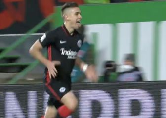 El agónico gol de Borré para darle el triunfo al Frankfurt