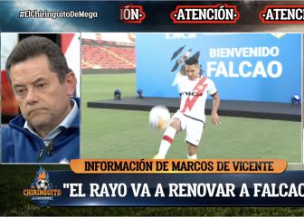 El Chiringuito asegura que Falcao renovará con el Rayo