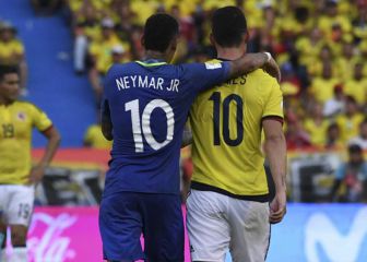 Reencuentro de cracks: los duelos James vs. Neymar