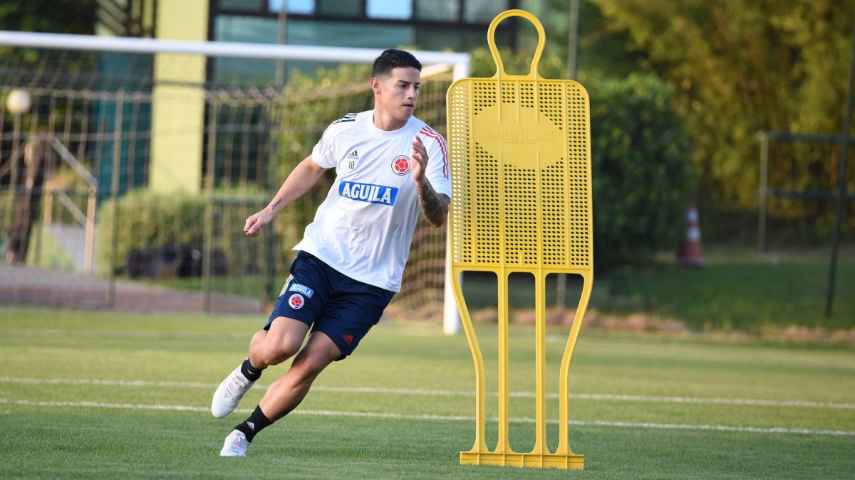 James Rodríguez vuelve con la selección Colombia.