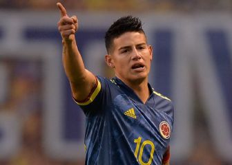¿Cómo le fue a James en su regreso ante Brasil?