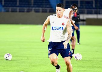 La Selección Colombia prepara el partido en el Metro