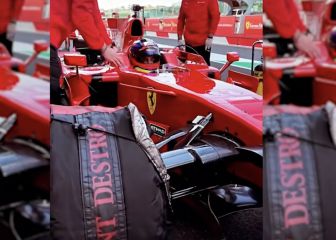 Lo mejor que verán hoy: Montoya en un Ferrari de F1