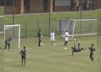 Deportivo Cali alardea de Teo por esta chilena en práctica